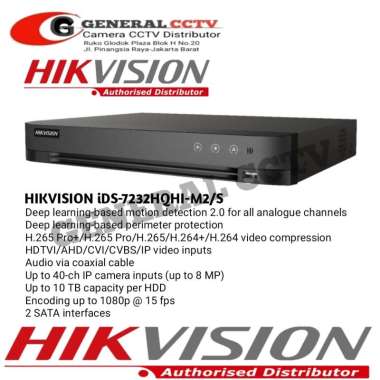 DVR 32 CHANNEL 7232HQH-M2-S HIK VI SION DVR 32 CH AcuSense
