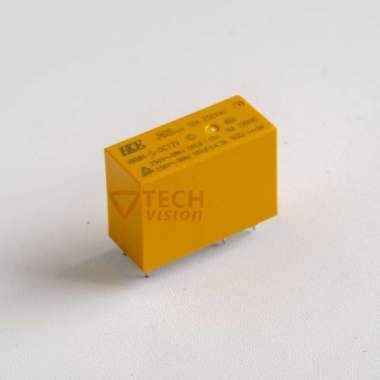 Relay 12v HKE 5Pin 5 Pin Kaki 12VDC 12volt 12 Volt 10A Kuning Besar
