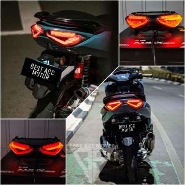 LAMPU STOP JPA NEW NMAX 2020 STOPLAMP JPA NEW NMAX 2020 SENJA MERAH Warna