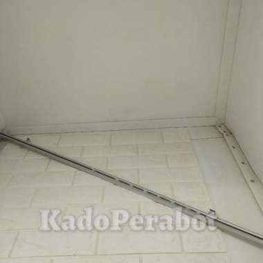 gala hordeng alumunium 2Meter - Rel Tirai Jendela KHUSUS GOJEK GRAB