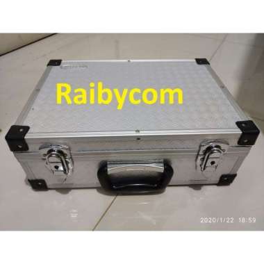 Koper Box Alumunium Jumbo Hardcase Peralatan Perkakas Perhiasan Uang