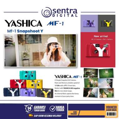 Yashica MF-1 Film Camera Analog Y Series ( MF-1Y ) Yellow