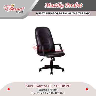 Kursi Kantor EL 113 HKPP Elkana Hitam