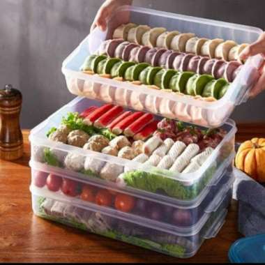 wadah tempat taruh makanan tempat simpan makanan portable box kotak