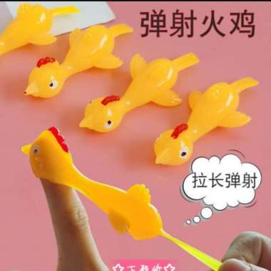 mainan ketapel ayam chicken ayam lempar ayam terbang bird duck ketapel