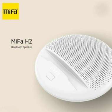 MiFa H2 Standing Bracket Wireless Bluetooth V4.2 Stereo Audio Speaker - Hitam Putih