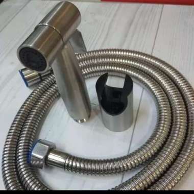 Toilet shower cebok Stainless / jet shower stainless steel model toto