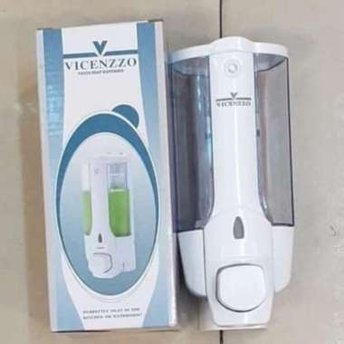 Tempat sabun cair vinzzino white singgle / Tempat sabun cair singgle