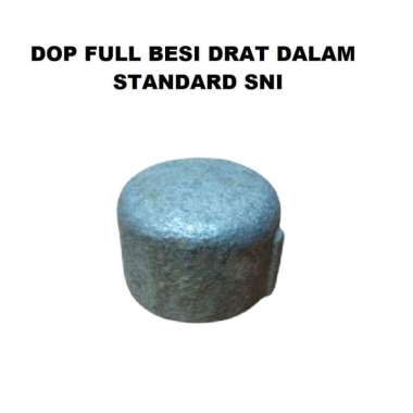 Tutup Pipa Full Besi 3/4 inch Air Fitting Pipa Kop Cap Drat Dalam