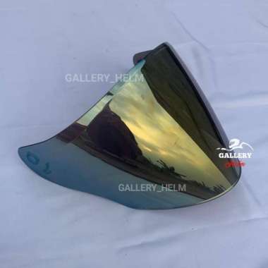 KACA HELM IRIDIUM KYT DJ MARU, GALAXY, DJ MAXI | VISOR VENOM GALLERY HELM Visor gold