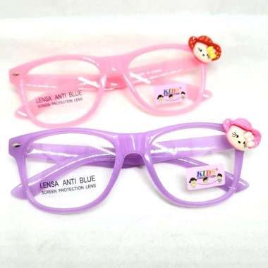 no brand kacamata anak anti radiasi blueray topi Kualitas Original viral tiktok 2022 Murah