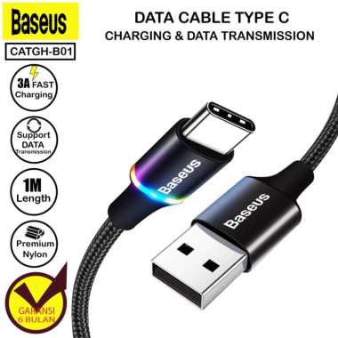 Baseus Kabel Data LED Fast Charging Type C