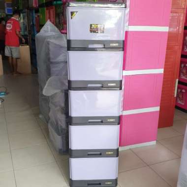 lemari plastik laci plastik komet susun 5m 100 % ORIGINAL Multicolor