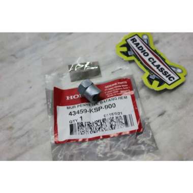 MUR PENYETEL REM BELAKANG NUT BRAKE ROD ADJUSTING HONDA VERZA NEW MEGA PRO 43459KSP900