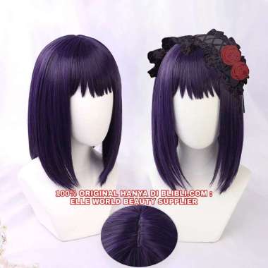 RAMBUT PALSU WIG COSPLAY ANIME MY DRESS UP DARLING MARIN KITAGAWA WIG SHIZUKU KUROE WIG CEWE CEWEK W