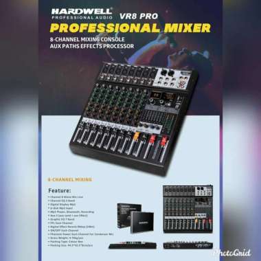 HardWell Mixer Audio VR8 Pro Original