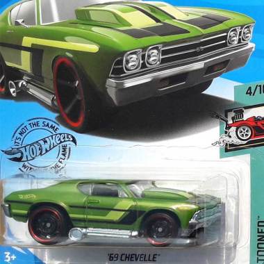 Hot Wheels 69 Chevelle 2019 Diecast - Hijau