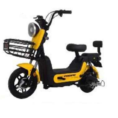 Sepeda Listrik Pacific Argos Power Motor 500 Watt - Battery 48V 12.2Ah Kuning
