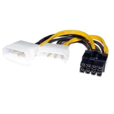 Kabel Power VGA 8 pin Adapter 2 molex to 8 pin - 8pin PCIE