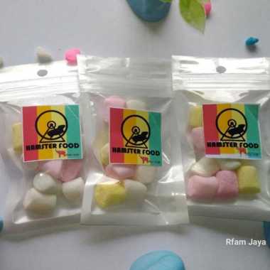 PAKAN HAMSTER MARSHMALLOW 5 GR - MAKANAN HAMSTER MARSMELOW - SNACK HAMSTER
