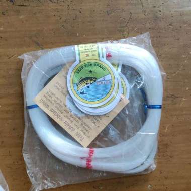 senar perlon putih star fish 20lb 25lb 20lb