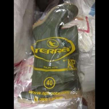 SEPATU BOOT AP TERRA ECO 3 SAFETY BOOTS KARET HIJAU ECO3 PROYEK AIR