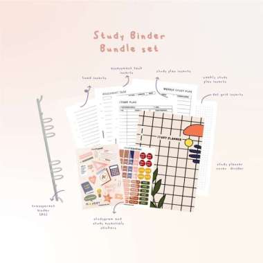 Paperie Lab - A5 Study Planner Bundle Set