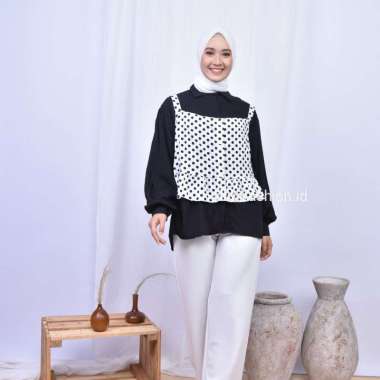 Aline - Audi Tanktop - Tanktop Hijab Halal - Rayon Motif