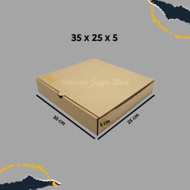 Kardus/Dus/Box Pizza- Jam Dinding-Pakaian-Donut 35x25x5