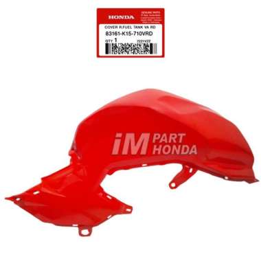 AHM 83161-K15-710VRD Cover R Fuel Tank Sayap Tangki Kanan CB 150 R LED 2021 Merah Va Rd