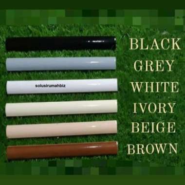 KUKU MACAN 20 CM + buble LIS KERAMIK PINGGIRAN 20cm BON BON pilih - putih polos orange bata