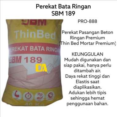 LEM HEBEL | SEMEN HEBEL | PEREKAT BATA RINGAN 40KG