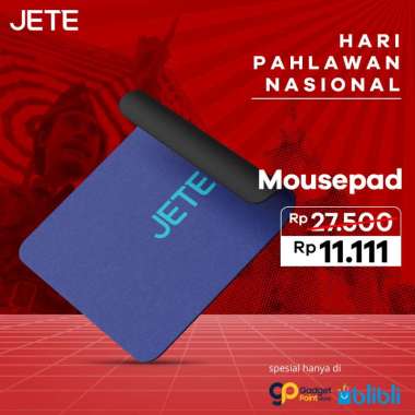 Mouse Pad JETE Mousepad 2 Ukuran Besar 21 x 26 cm - Anti Slip