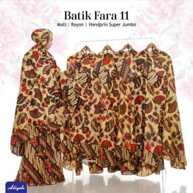 Mukena Rayon Batik Fara 11 Super Jumbo