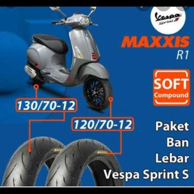Ban Maxxis vespa Sprint 120 70 12 dan 130 70 12 MAr1 Import
