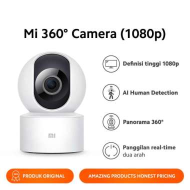Xiaomi Mi Home Security Camera 360° 1080p Smart CCTV IP Cam putih