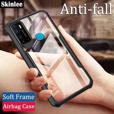 promo case infinix hot 10 softcase transparan slim armor