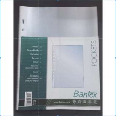Sheets Protector A5 Bantex isi 20 sheet/ Plastik Pocket Bantex / Sheet Protector A5