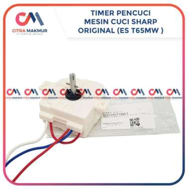 Timer Pencuci Sharp Wash putih Original Mesin Cuci otomatis 3 kabel