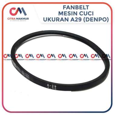 Vanbelt A29 Mesin Cuci Denpo Dempo Denpoo Fenbelt Fan belt A 29