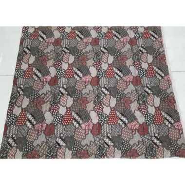 KAIN BATIK KATUN CABUT GRONDING BAHAN KEMEJA TUNIK DRESS MOTIF #D16