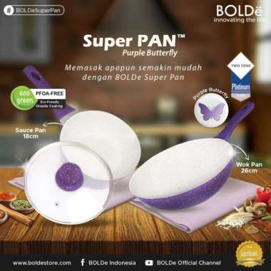Panci Cookware SUPERPAN BOLDe PurpleSet - SUPER PAN BOLDe Purple Set