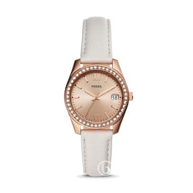 FOSSIL Scarlette Mini Three-Hand Analog Original Jam Tangan Wanita Rose Gold Gray