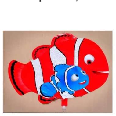 2 BIJI Balon FOIL IKAN NEMO WARNA termurah – Mainan Balon FOIL NEMO Anak – BALON FOIL IKAN NEMO WARN