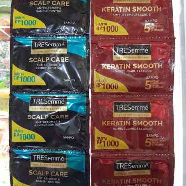 Promo Harga TRESEMME Shampoo Scalp Care per 12 sachet 9 ml - Blibli