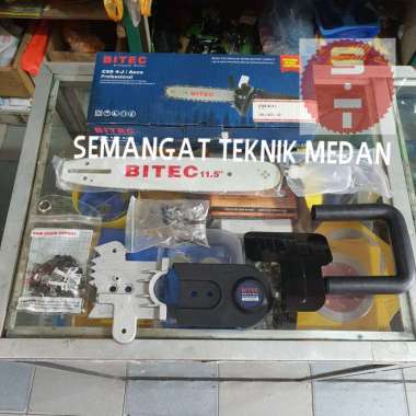 11,5" ADAPTOR CHAINSAW MINI GERGAJI POTONG KAYU GERINDA 11.5" BITEC