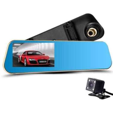 Kaca Spion Rear Car DVR Dual Camera 1080P 4.3 Inch DVR SPION MOBIL