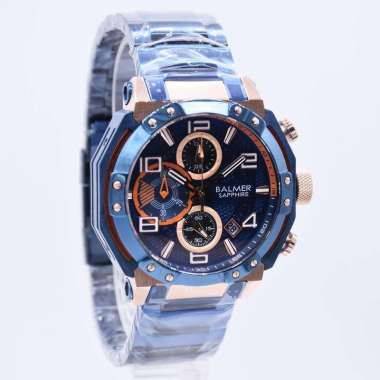BALMER B.8145MBLUR - Jam Tangan Pria Analog ORIGINAL - Biru Rose