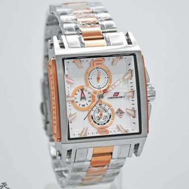 CHRONOFORCE CF 5312-2MRC - Jam Tangan Pria Original - Silver Rose