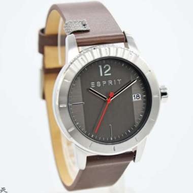 ESPRIT ES1G107L0015 - Jam Tangan Pria Kulit Original - Brown